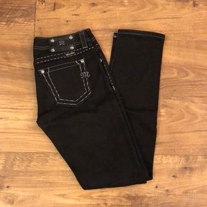 Miss Me black skinny jeans